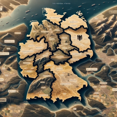 die 16 Bundesländer in Deutschland